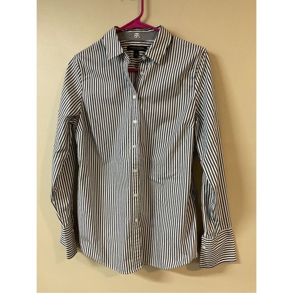 NEW Banana Republic Shirt Blouse Size 6 Riley Tailored Fit 🍃🌿 - Picture 9 of 10